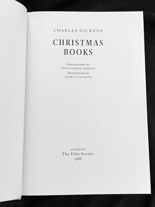 CHRISTMAS BOOKS; Introduction by Christopher Hibbert / Illustrations by Charles Keeping