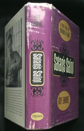 Item #1034 SATAN'S SAINT; a novel about the Marquis De Sade. Guy Endore