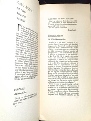 CHARLES DICKENS; A Bookman Extra Number 1914