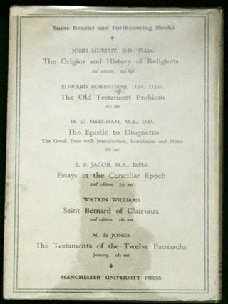 NEW TESTAMENT STUDIES; by C. H. Dodd