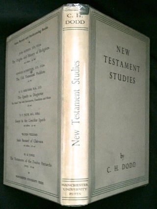NEW TESTAMENT STUDIES; by C. H. Dodd