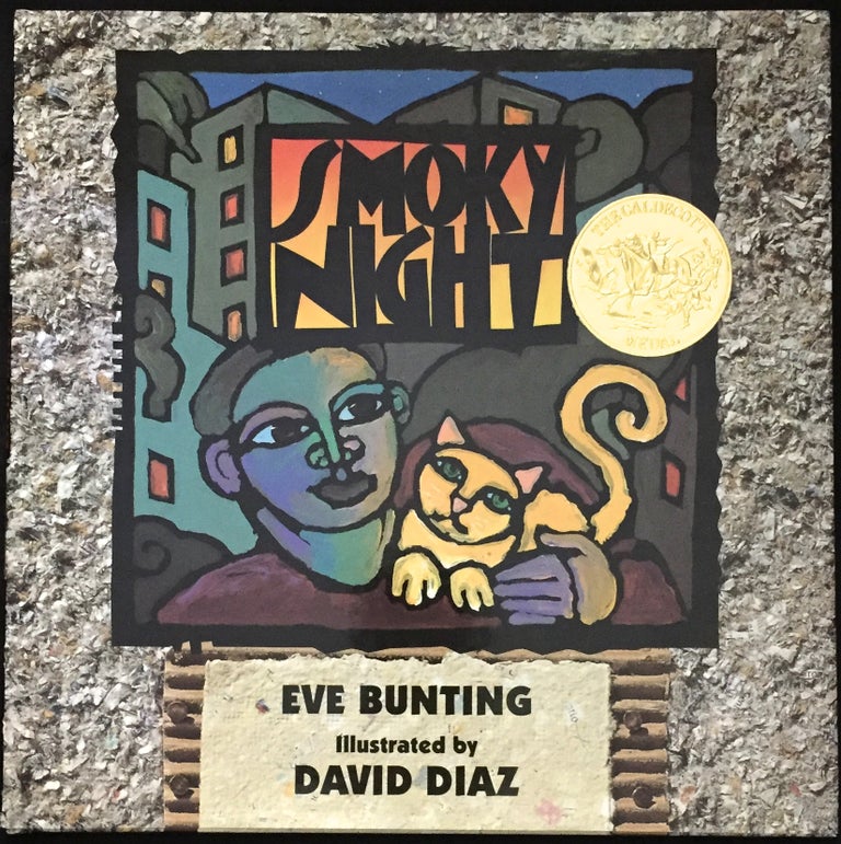 Item #1140 SMOKY NIGHT; Illustrated by David Diaz. Eve Bunting.