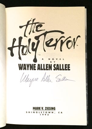 THE HOLY TERROR; A Novel by Wayne Allen Sallee