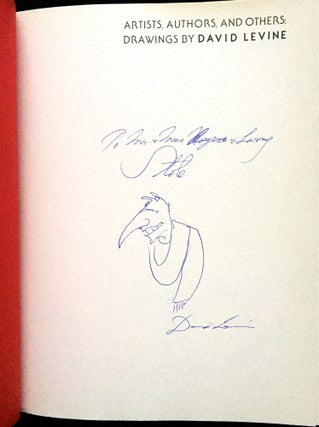 ARTISTS, AUTHORS, AND OTHERS: DRAWINGS BY DAVID LEVINE; Introduction by Daniel P. Moynhan / March 4--June 6, 1976