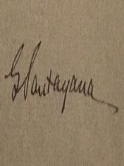 PORTRAIT SIGNED Photogravure