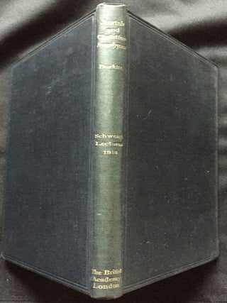 Item #1323 JEWISH AND CHRISTIAN APOCALYPSES; The Schweich Lectures 1913. MA. Burkitt, F....