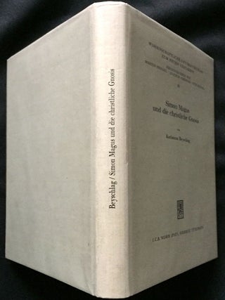 Item #1326 SIMON MAGUS UND DIE CHRISTLICHE GNOSIS; Wissenschaftliche Untersuchungen zum Neuen...
