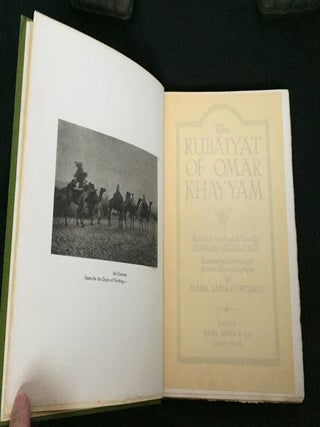 THE RUBAIYAT OF OMAR KHAYYAM; Rendered into English Verse by EDWARD FITZGERALD / Illustrated with thirty-eight pictures from photographs by MABEL EARDLEY-WILMOT