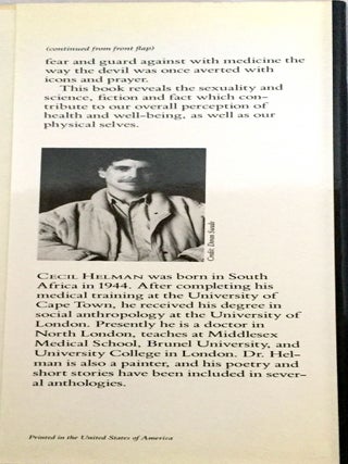 THE BODY OF FRANKENSTEIN'S MONSTER; Essays in Myth & Medicine