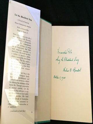 LET THE BLACKBIRD SING; A Novel in Verse by Helen O. Bristol / With a Foreword by Edgar A. Singer, Jr.