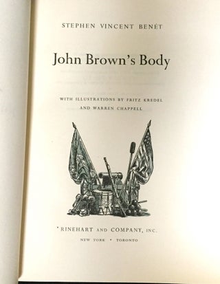 JOHN BROWN'S BODY; with Illustrations by Fritz Kredel and Warren Chappell