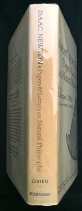 Item #1478 ISAAC NEWTON'S PAPERS & LETTERS ON NATURAL PHILOSOPHY; Edited by I. Bernard Cohen /...