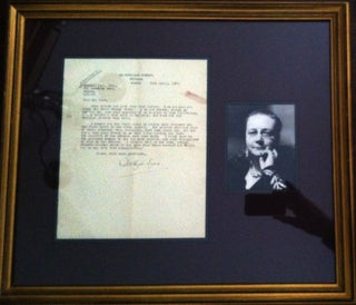 Typed Letter Signed about LORD PETER WIMSEY, Detective.