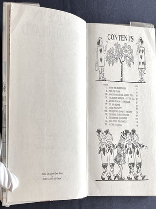 ALICE IN WONDERLAND; illustrated by G. W. Backhouse