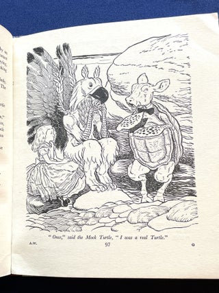 ALICE IN WONDERLAND; illustrated by G. W. Backhouse