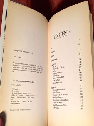 GATES TO THE OLD CITY; A Book of Jewish Legends / Selected & Translated by Raphael Patai