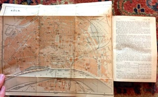 THE RHINE FROM ROTTERDAM TO CONSTANCE; Handbook for Travellers by Karl Baedeker / with 45 maps and 25 plans