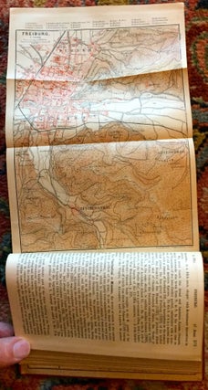 THE RHINE FROM ROTTERDAM TO CONSTANCE; Handbook for Travellers by Karl Baedeker / with 45 maps and 25 plans