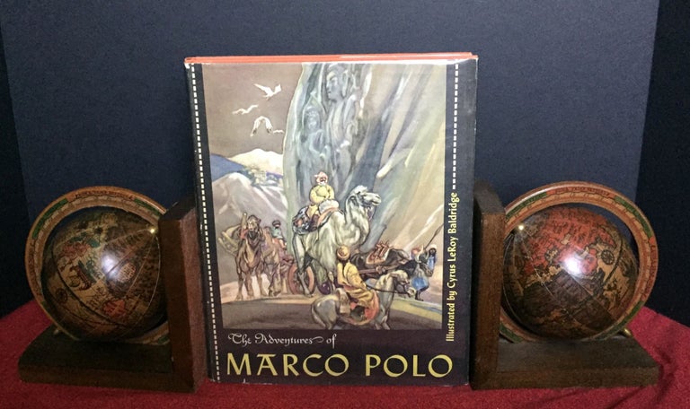 Item #1730 THE ADVENTURES OF MARCO POLO; As Dictated in Prison to a Scribe in the Year 1298 / What he experienced and heard during his twenty-four years spent in travel through Asia and at the Court of Kublai-Khan / Edited for the Modern Reader by Richard J. Walsh / With an Introduction by Pearl S. Buck / Illustrated by Cyrus LeRoy Baldridge. Richard J. Walsh.