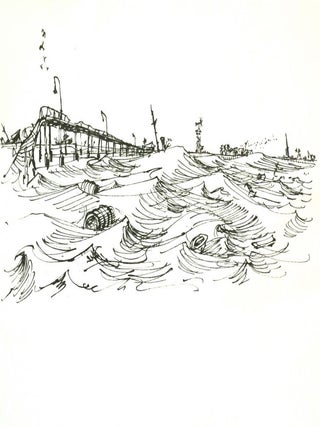 INK DRAWINGS of WWII BATAAN & PHILIPPINES Fighting; Frank Kravic Collection