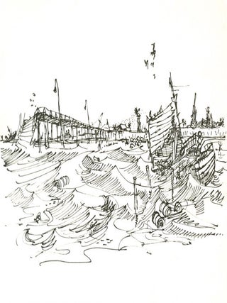INK DRAWINGS of WWII BATAAN & PHILIPPINES Fighting; Frank Kravic Collection