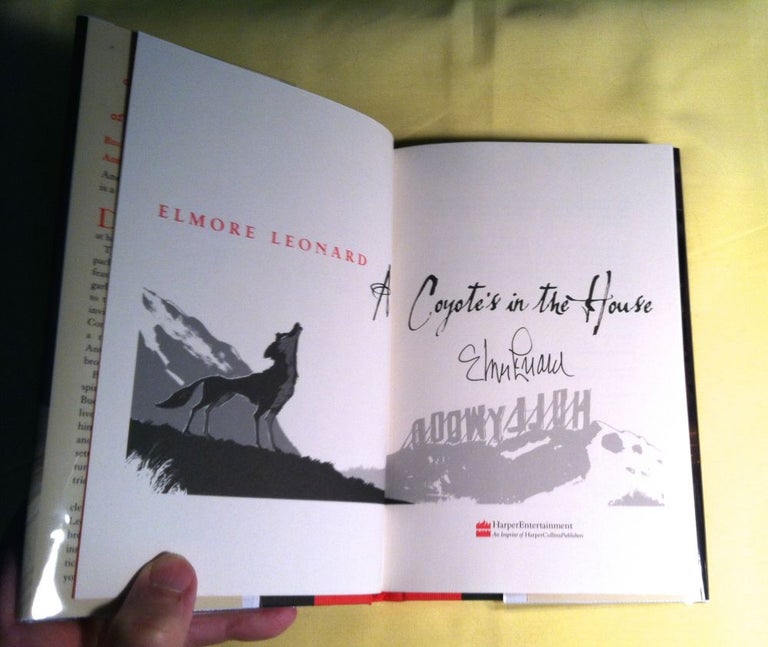 Item #178 A COYOTE'S IN THE HOUSE. Elmore Leonard.