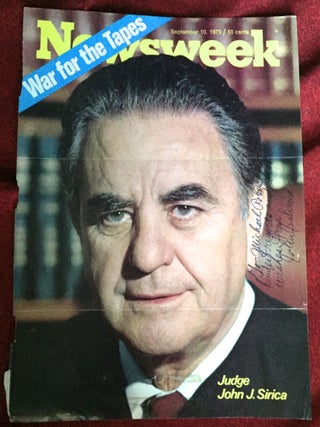SIX (6) WATERGATE PORTRAITS; SIGNED by Gerald R. Ford, Judge John J. Sirica, Senator Jacob Javits, John Dean, Archibald Cox, & Henry Kissinger