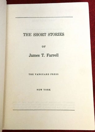 THE SHORT STORIES OF JAMES T. FARRELL