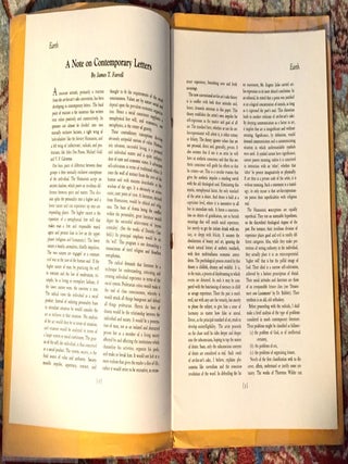 Item #1845 EARTH; Features by Ralph Chaplin, Dr. Ben L. Reitman, Frank Townshend, Frederek Cover....