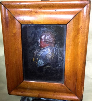 Carved Wax Framed Portrait