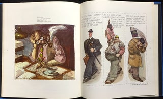 MAKING THE WORLD SAFE FOR HYPOCRISY; a collection of satirical drawings and commentaries by Edward Sorel