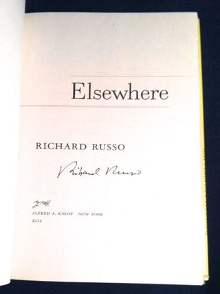 ELSEWHERE; A Memoir