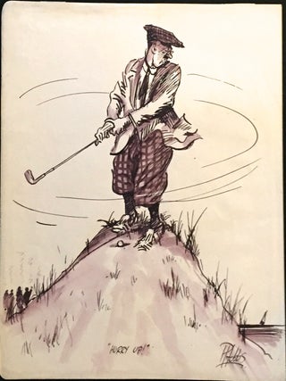 Item #1912 Eight Amusing Cartoons of Golfers. Hobbs, eter
