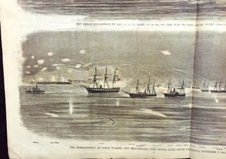 "The Bombardment of Forts Walker & Beauregard, Port Royal Inlet"
