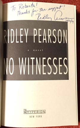 No Witness; a novel