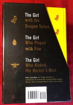The Girl with the Dragon Tattoo; The Girl Who Played With Fire; The Girl Who Kicked the Hornet's Nest; On Stieg Larson