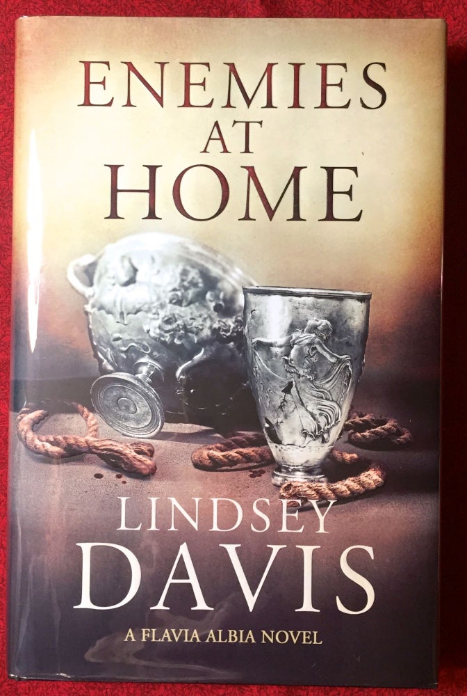 Item #2070 Enemies at Home; A Flavia Albia Novel by Lindsey Davis. Lindsey Davis.