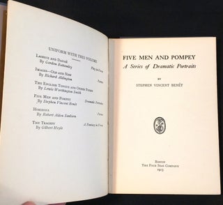 FIVE MEN AND POMPEY; A Series of Dramatic Portraits