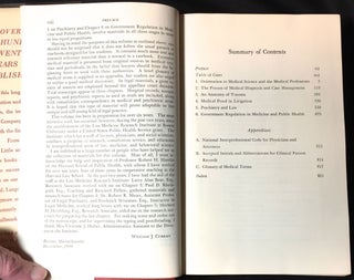 LAW and MEDICINE; Text and Source Material on Medico-Legal Problems