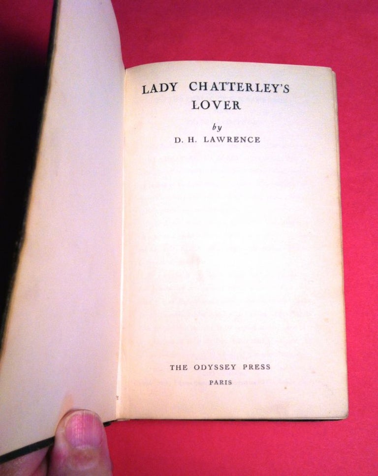 Item #257 LADY CHATTERLEY'S LOVER. D. H. Lawrence.