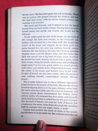 LADY CHATTERLEY'S LOVER