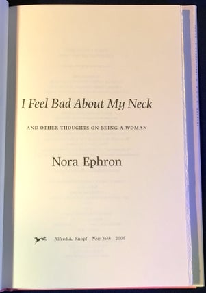 I FEEL BAD ABOUT MY NECK; and Other Thoughts on Being a Woman