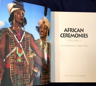 Item #2706 AFRICAN CEREMONIES. Carol Beckwith, Angela Fisher
