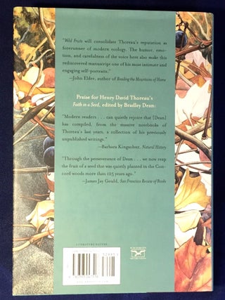 Thoreau's Rediscovered Last Manuscript / WILD FRUITS; Henry David Thoreau / Edited and Introduced by Bradley P. Dean / Illustrated by Abigail Rorer