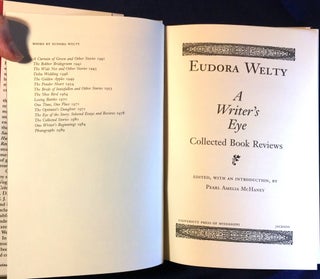 A WRITER'S EYE; Collected Book Reviews / Edited, with an Introduction, by Pearl Amelia McHaney