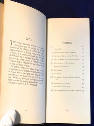 WANDERINGS in WESSEX; An Exploration of the Southern, Realm from Itchen to Otter / With 12 Full-page Drawings by M.M. Vigers / And Over One Hundred Illustrations in The Text By The Author / Map and Plans