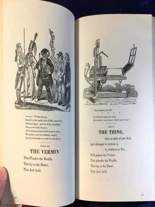 RADICAL SQUIBS & LOYAL RIPOSTES; Satirical Pamphlets of the Regency Period, 1819-1821 / Illustrated by GEORGE CRUIKSHANK and others / Selected and Annotated by Edgell Rickword