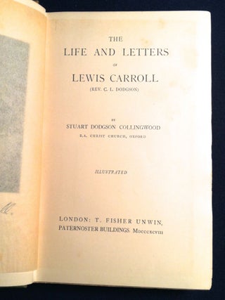 THE LIFE AND LETTERS OF LEWIS CARROLL; (Rev. C. L. Dodgson)