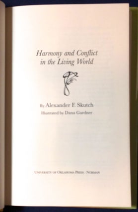 HAMONY AND CONFLICT IN THE LIVING WORLD; Illustrated by Dana Gardner