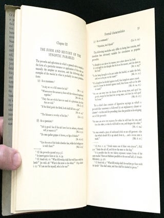 The Parables of the Synoptic Gospels; A Critical Study
